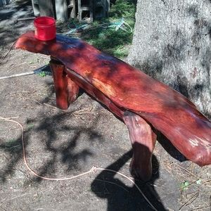 Miss Mesquite handmade bench